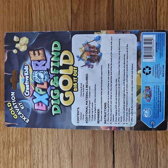 Creative Kids Gold Excavation Kit, New In Box! - Picture 2 of 2